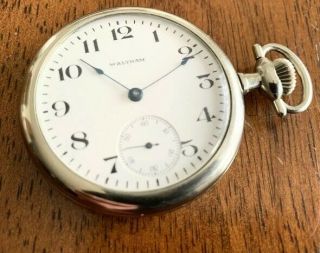 1919 Waltham Antique Pocket Watch Ps Bartlett