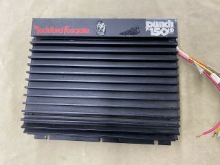 Rockford Fosgate Punch 150hd Mosfet 2 Channels Amplifier - Very Rare - Usa Amp