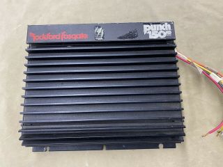 Rockford Fosgate Punch 150HD Mosfet 2 Channels Amplifier - VERY RARE - USA AMP 2