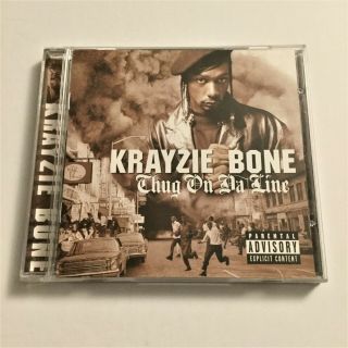 Krayzie Bone Thug On Da Line (cd,  2001) Rap,  Hip - Hop Bone Thugs N Harmony Rare