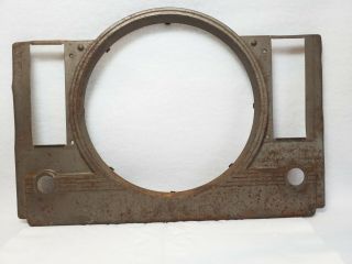 Vintage Rare Crosley Metal Face Frame For Radio Record Player