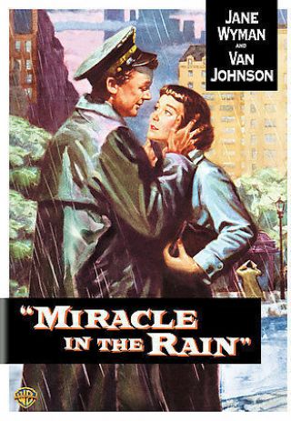 Miracle In The Rain (dvd,  1955) Jane Wyman,  Van Johnson. .  Rare Oop