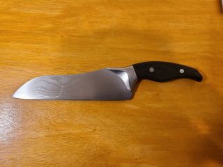 Rare Shun Ken Onion 7” Santoku Dm - 0502 Kitchen Knife Cobalt M.  V Steel Japan