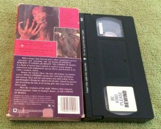 The Company of Wolves VHS Horror Vestron Video 1985 Werewolf David Warner Rare 3