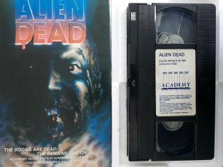 Alien Dead VHS Big Box Academy Fred Olen Ray Rare Horror 3