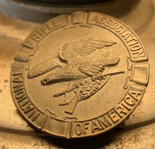 Rare Vintage Nra National Rifle Association Large Member Eagle Pin