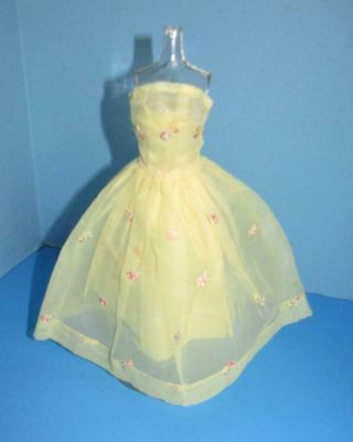 Vintage Barbie Clone Gown With Slip 1960 