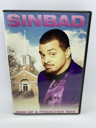Sinbad Son Of A Preacher Man Dvd Stand Up Comedy Rare Oop