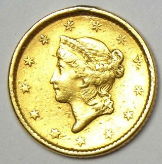 1851 Liberty Gold Dollar Coin G$1 - Xf Detail (ef) - Rare Coin