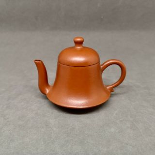 Rare Chinese Yixing Teapot Bell Shape With Marked
