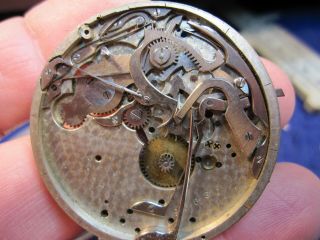 16s Waltham Rare 5 Minute Repeater Pocket Watch Movement