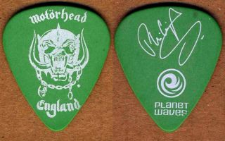 Motorhead Phil Campbell Guitar Pick Authentic Concert Stage Rare Memorabilia