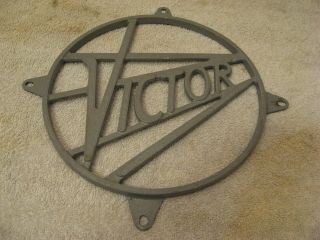 Antique Vintage Victor Cast Speaker Grill