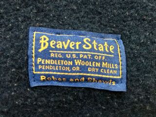 RARE Pendleton Beaver State 62 x 74 Wool Blanket 