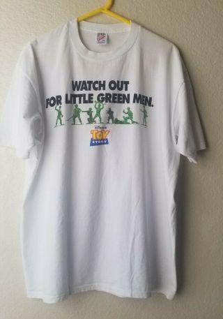 Walt Disney 1995 Toy Story El Capitan Exclusive T - Shirt Little Army Men Xl Rare