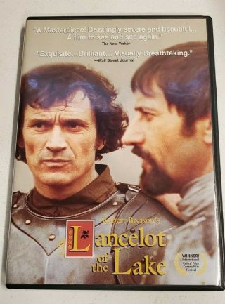 Lancelot Of The Lake Dvd 1974 Rare Robert Bresson King Arthur Camelot Film