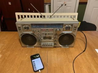 Vintage Lasonic Trc - 920 Boombox Stereo Ghettoblaster Rare