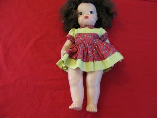 Vintage Terri Lee 16 " Doll With Dress