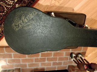 1997 Gibson Custom Art Historic Les Paul Case Ohsc Black Gold Logo Lock - Rare
