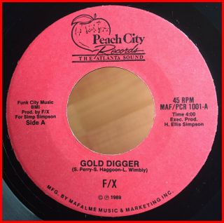 Modern Soul Boogie 45 F/x - Gold Digger Peach City - Mega Rare - Private - Nm Mp3