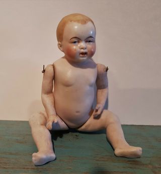 Antique Small Bisque Doll 5 1/2 Inches Tall