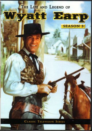 The Life And Legend Of Wyatt Earp - Season 3 Dvd 5 Disc Rare