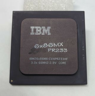 Ibm 6x86mx - Pr233 Ibm26x86mx - Cvapr233hf Socket 7 Cpu Cyrix Rare Vintage Cpu