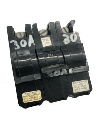 Na330 3p30 Federal Pacific 3 Phase 3 Pole 30 A Stab Lok Circuit Breaker 30a Fpe