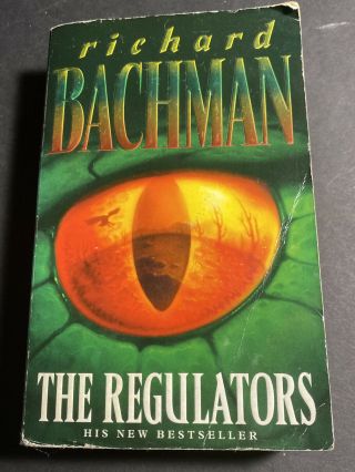 The Regulators By Richard Bachman (stephen King) Rare Paperback Cover 1996c