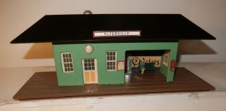 American Flyer Rare Looks 163 Flyerville Station 1953 Only Great Paint