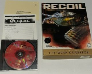 Recoil Pc Game Big Box Electronic Arts Cd Rom Classics Win 95/98 Vntg Rare F/s E