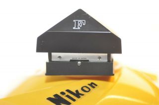 Nikon F Eye Level Prism Finder Black Rare For 35mm Apollo Film Slr Camera