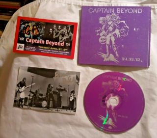 Captain Beyond 04.  30.  72 - Cd Limited Edition Live In Switzerland 414 Of 600 Rare
