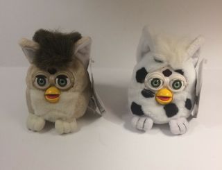 Vtg Rare 1999 Vintage Furby 70 - 700 Set Of 2 Furby Buddies Plush Vintagenostalgia
