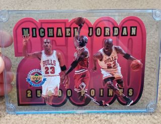 1996 Upper Deck Michael Jordan 25,  000 Points Diecut 1056/5000 Rare