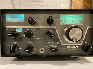 Rare Version Drake R - 4c R4c Hf Amateur Radio Ham Bands Ssb Receiver