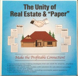 Finance Real Estate & Paper Investor Course 7 Audio,  Form Cd’s In Binder Rare
