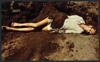 Larger Size Fine Art Photograph,  Dead Woman,  American Movie Photo,  Rare,  1970’s