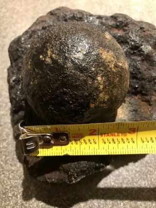 Atocha Era Port Royal Pirate Cannon Ball Artifact Medium Size Rare