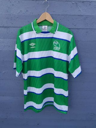 Sheffield Wednesday Football 1988/90 Away Shirt Ultra Rare 80s Vintage 90s M/l