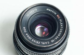 RARE electric MC Flektogon 2.  4/35 Carl Zeiss 35mm f/2.  4 M42 German lens.  EXC, 3