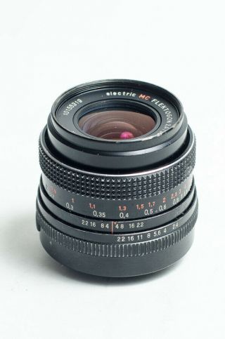 RARE electric MC Flektogon 2.  4/35 Carl Zeiss 35mm f/2.  4 M42 German lens.  EXC, 4