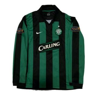 Vintage Nike Celtic Football Club Soccer Jersey Size Xl Green Shirt Lennon Rare