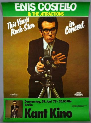 Elvis Costello - Mega Rare Berlin 1978 This Year 