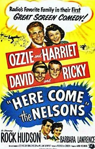 Here Comes The Nelsons (vhs Rare Cult Classic) Ozzie,  Harriet,  David & Ricky