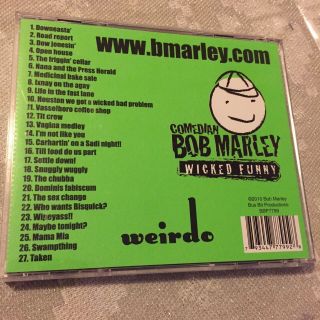 BOB MARLEY Comedian Weirdo Parental Advisory RARE CD The Friggin ' Cellar & More 2