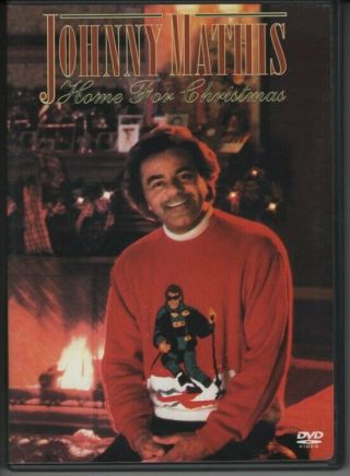 Johnny Mathis - Home For Christmas (dvd,  2004) Rare Oop