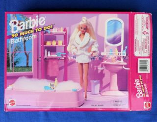 Barbie So Much To Do Bathroom C 1995 Mattel 67151