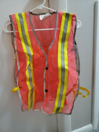 Rare Obsolete Nyc Mta Subway Transit York Safety Vest 2001