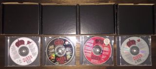 QUEEN ROCKS 20 YEARS TWENTY - YEAR REIGN PROMO Box Set 4 CD Cube Drawers 1991 RARE 3